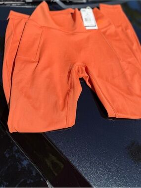 ADDIAS 🧡Orange High-Waist Active Leggings